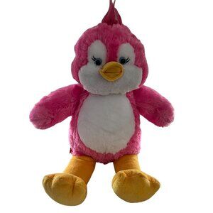 BUILD A Bear BAB Penguin Chick Plush‎ Stuffed Toy Pink White 2013 Size 16"